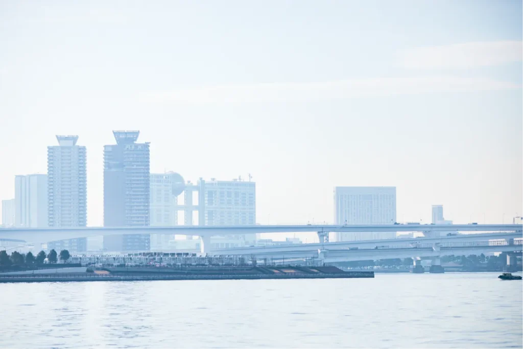 晴海フラッグからの景色